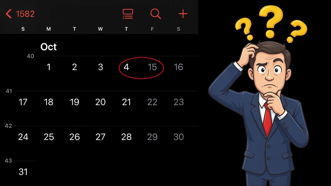 missing days from the calendar